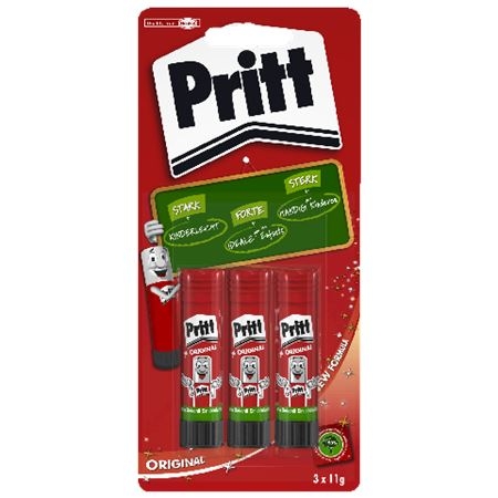 Pritt stick original 3 x 11 gram