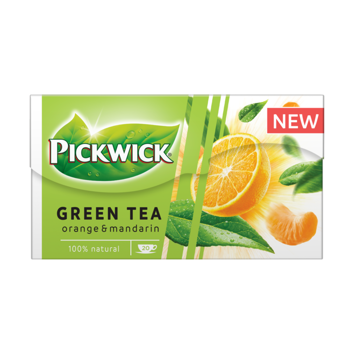 Groene thee orange mandarin Pickwick 20 stuks