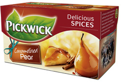 Thee Pickwick delicious spices Caramelised Pear 4x20zakjes