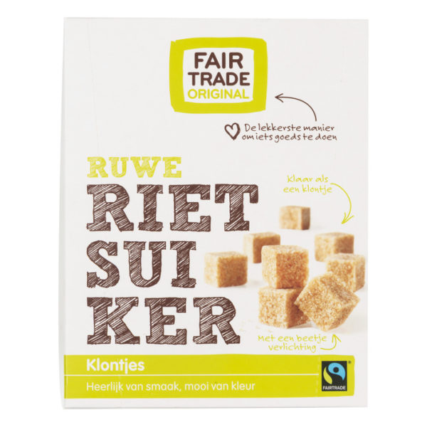 Rietsuikerklontjes original Fair Trade 500 gram