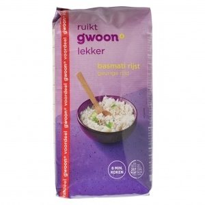 Rijst G'woon basmati 1000 gram