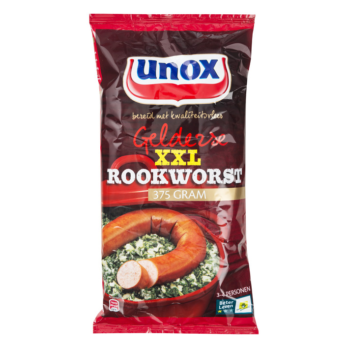 Rookworst Unox Gelderse XXL 375 gram