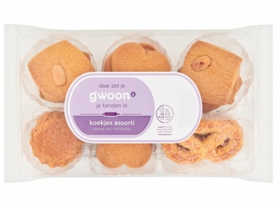 Roomboterkoekjes assorti G'woon 200gram