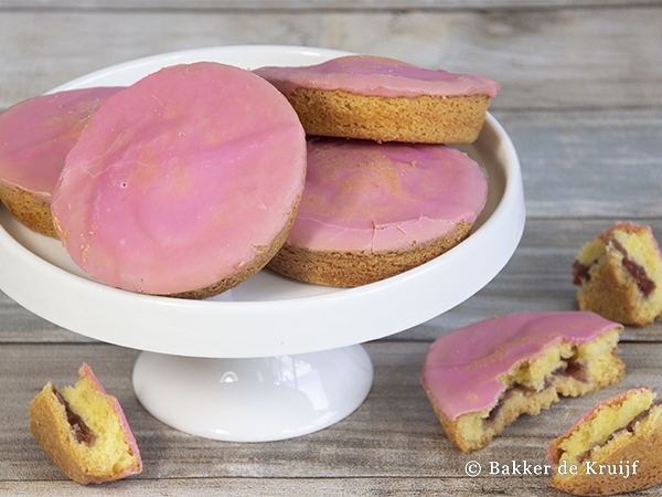 Roze koeken 5 stuks