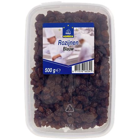 Rozijnen blauw 500 gram