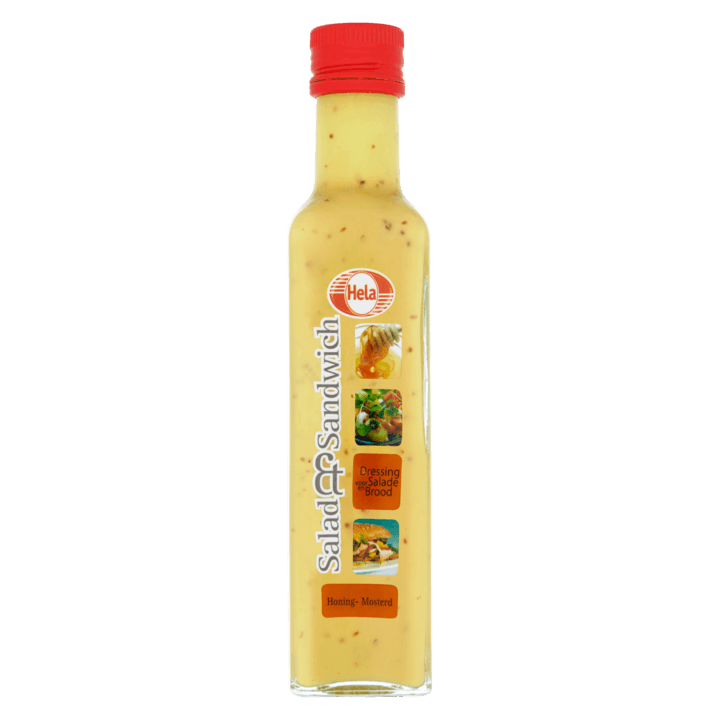 Salade dressing Hela honing - mosterd 250 ml