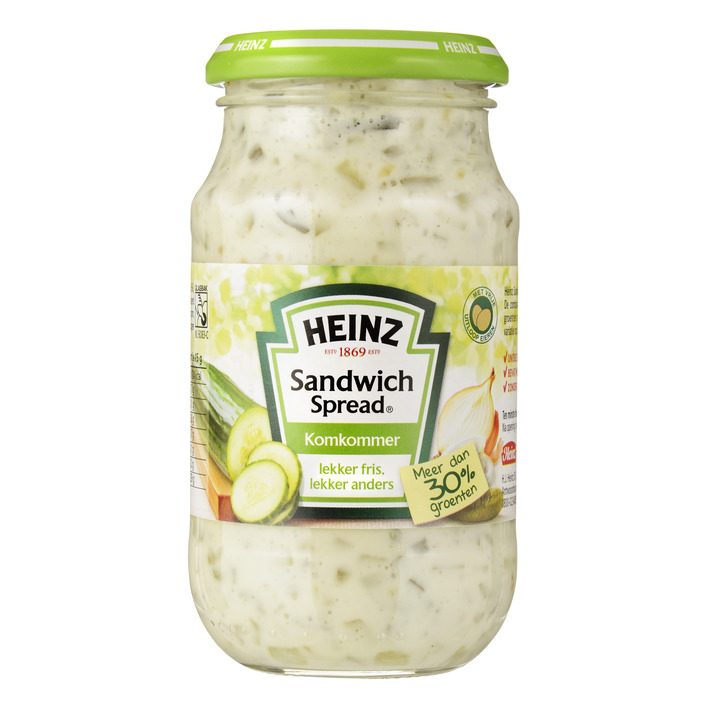 Sandwichspread Heinz komkommer pot 300 gram