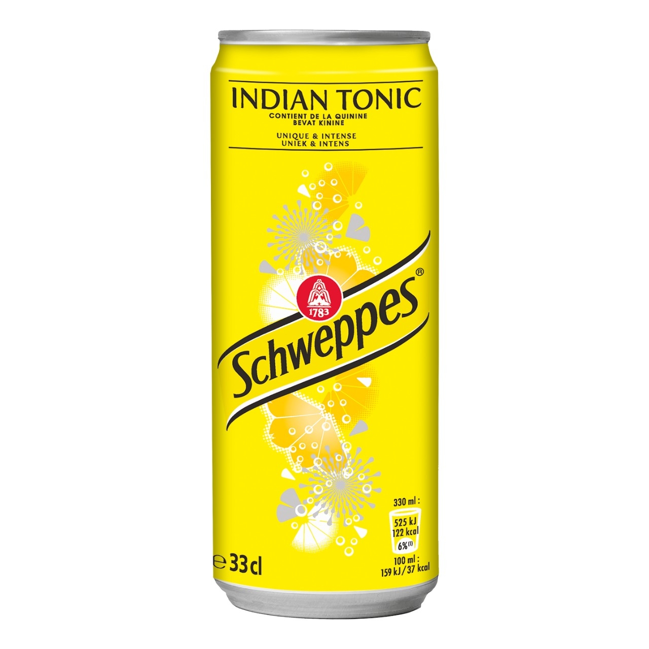 Schweppes Indian tonic blikjes 24 x 0,33L