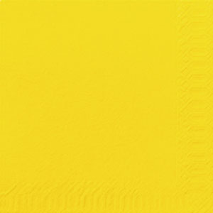 Servetten geel 150 stuks Duni