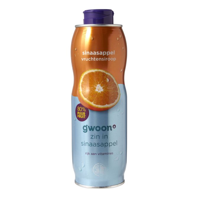 Siroop sinaasappel  G'woon 750ml