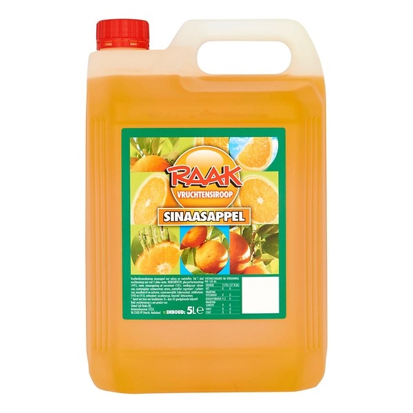 Siroop sinaasappel Raak jerrycan 5L