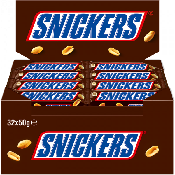 Snickers uitdeeldoos 32 stuks