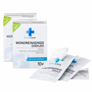 Solvacare wondreinigingsdoekjes steriel 10 stuks