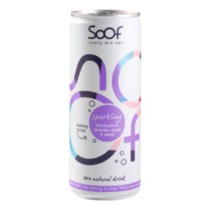 Soof siroop blauwe bes, lavendel, zwarte bes en appel 12 x 25 cl