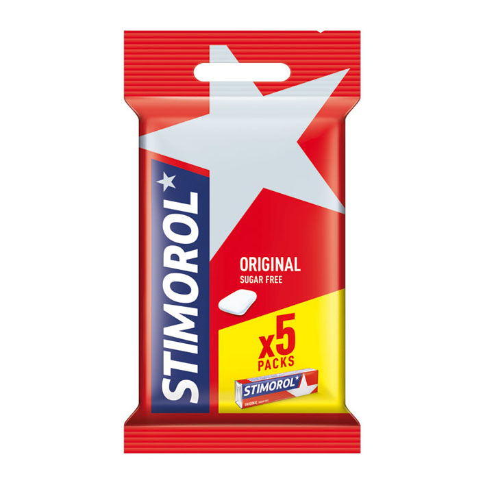 Stimorol kauwgom original 5 pakjes