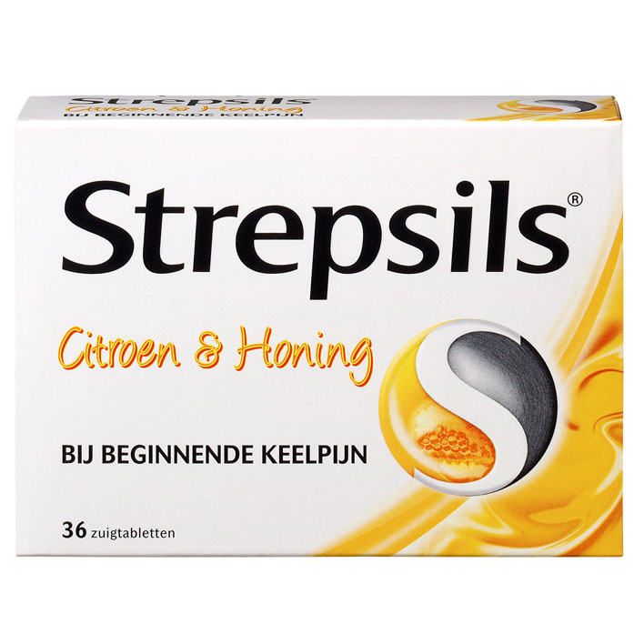 Strepsils citroen & honing 24 tabletten