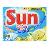 Vaatwastabletten Sun citroen 25 tabletten