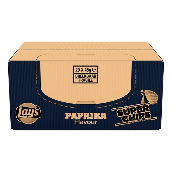 Superchips Lay's paprika 20 x 45 gram