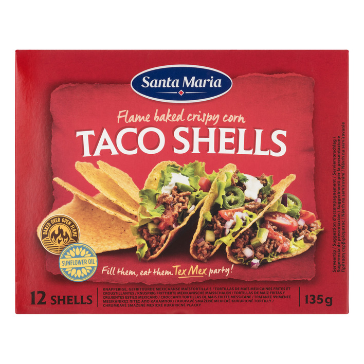 Taco shells Santa Maria 12 stuks