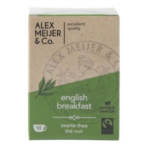 Thee Alex Meijer Engelse melange fairtrade 6 x 10 x 1,5 gram Tijdelijk niet leverbaar