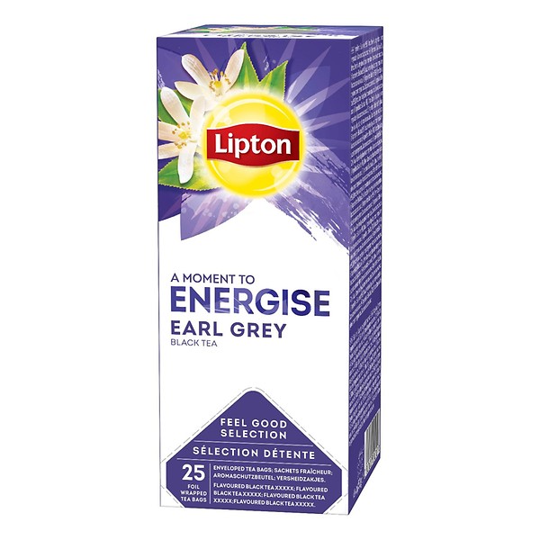 Thee Lipton earl grey energise pakje