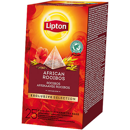 Thee Lipton exclusive selection Afrikaanse rooibos 25 stuks