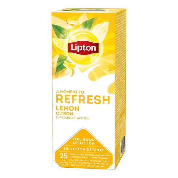 Thee Lipton refresh citroen pakje