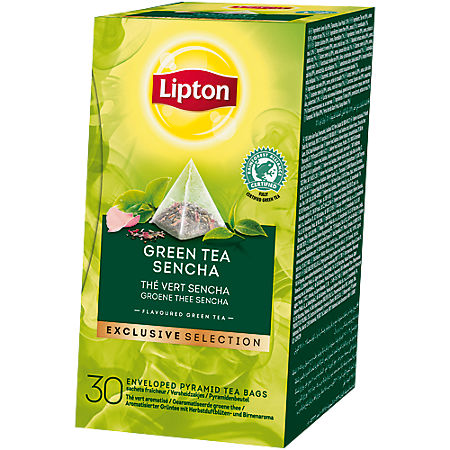 Thee Lipton exclusive selection groene thee sencha 30 stuks
