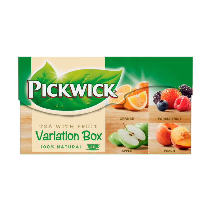 Thee Pickwick fruitvariatie groen pakje