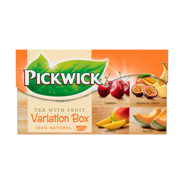 Pickwick thee fruitvariatie oranje pakje