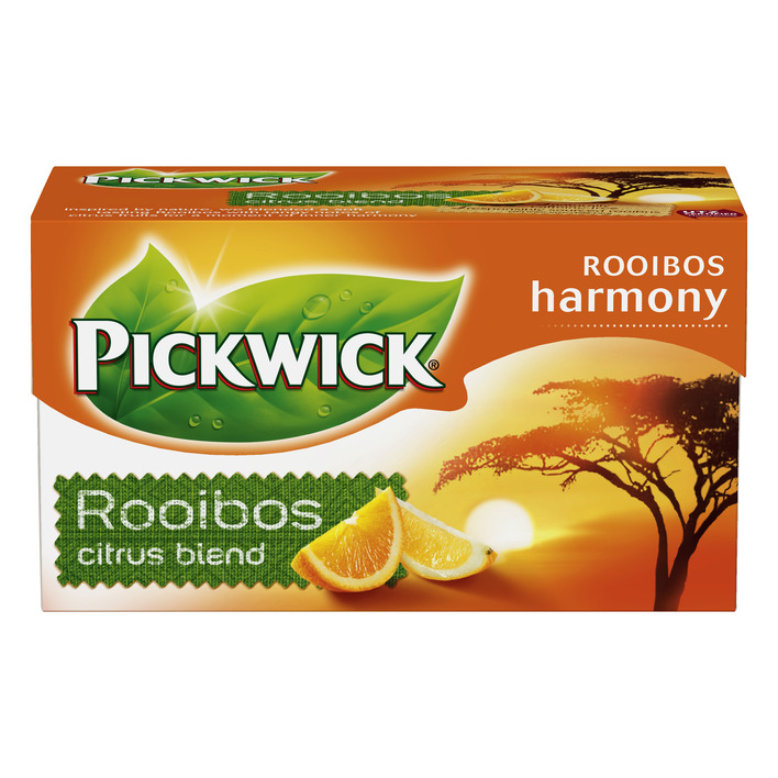 Thee Pickwick Rooibos Citrus vruchten 4 x 20 zakjes