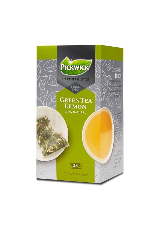 Thee Pickwick Tea Master Selection Green tea lemon 25 x 1,5 gram