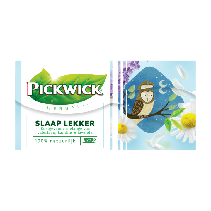 Thee Pickwick herbal goodness slaap lekker pakje
