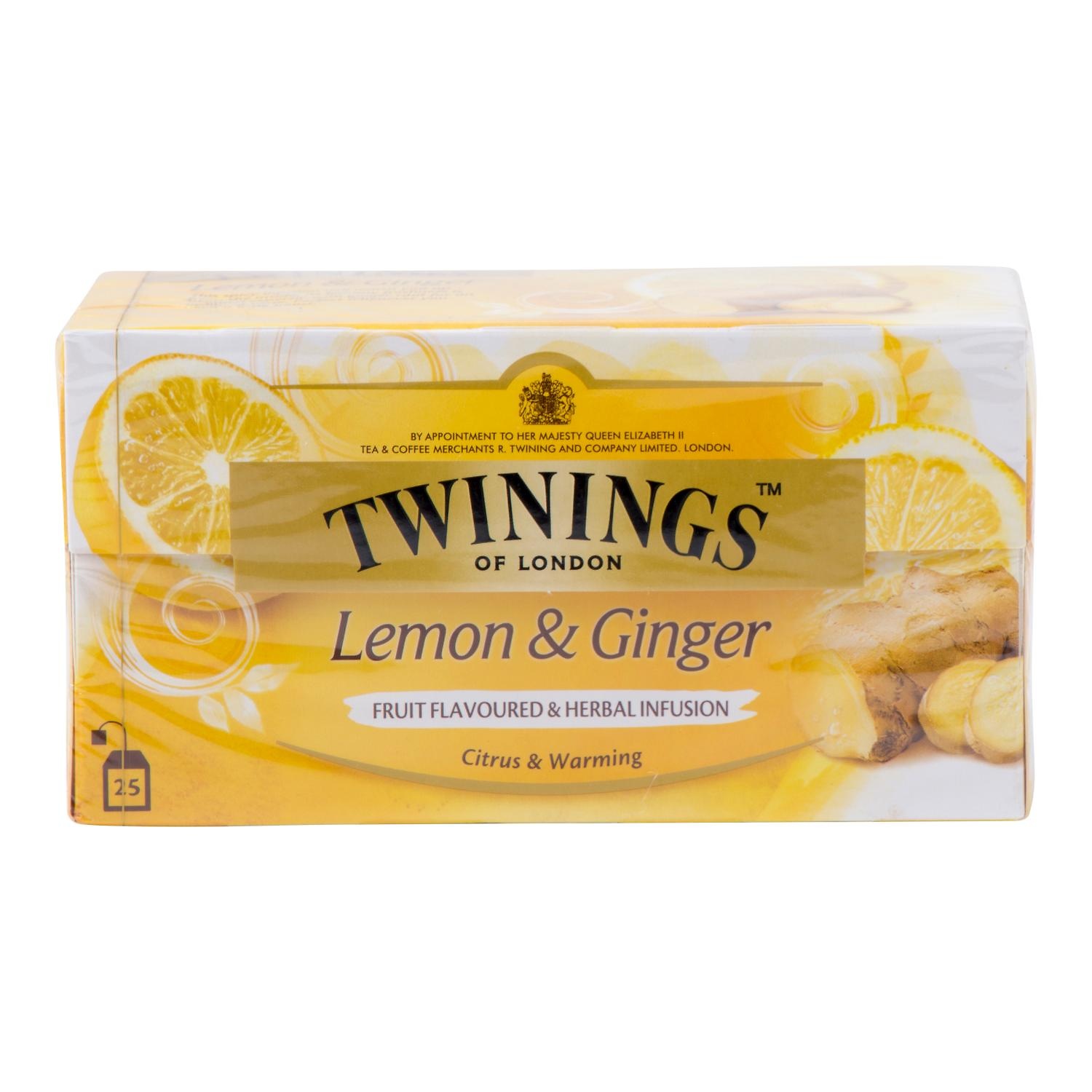 Thee Twinings citroen & gember 30 gram (tijdelijk niet leverbaar)