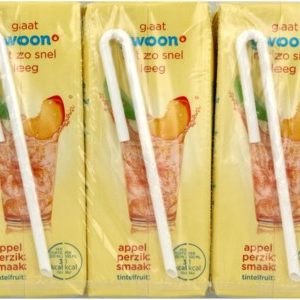 appel & perzik tintelfruit G'woon 6 x 200ml