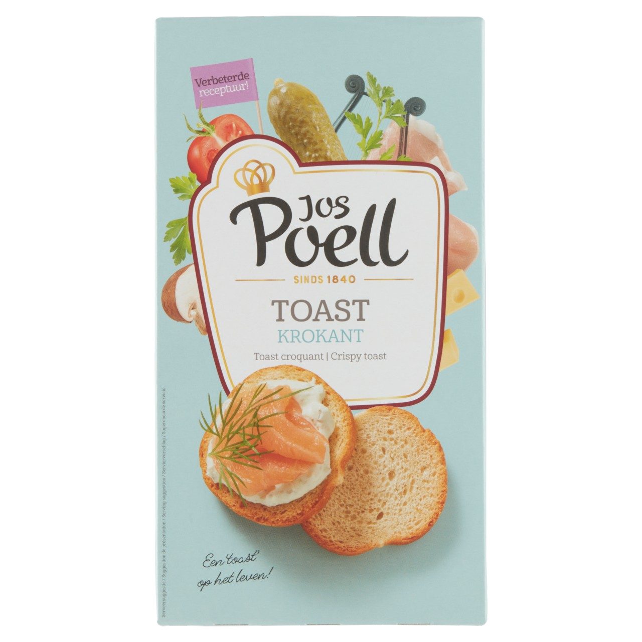 Toast Jos Poell rond krokant 100 gram