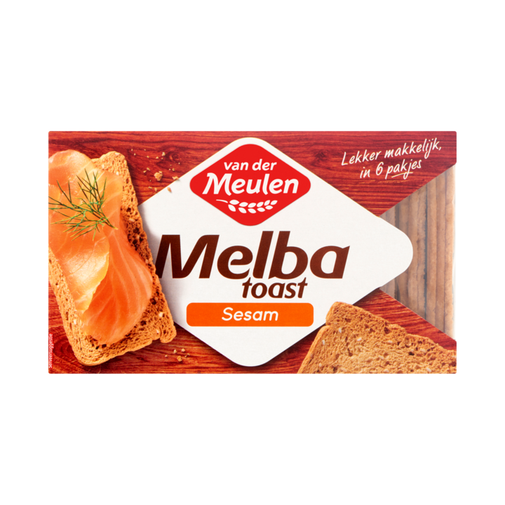 Toast Melba sesam van der Meulen 120 gram