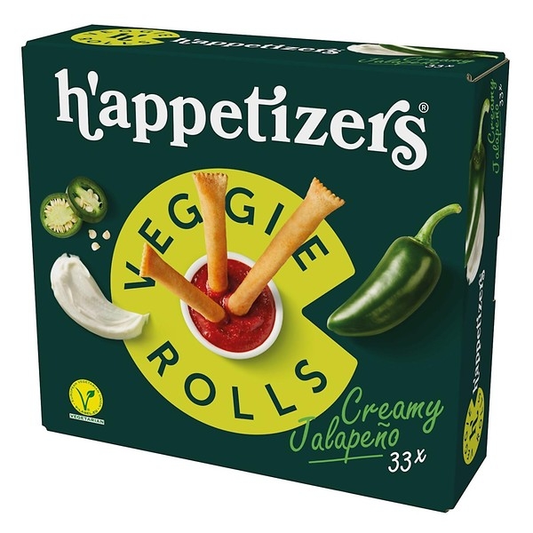 Topking Veggie rolls creamy jalapeno 33 x 17 gram