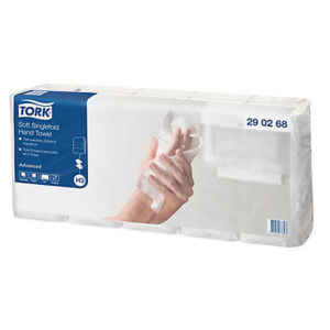 Tork singlefold  handdoekjes wit H3 2-laags 1250 stuks