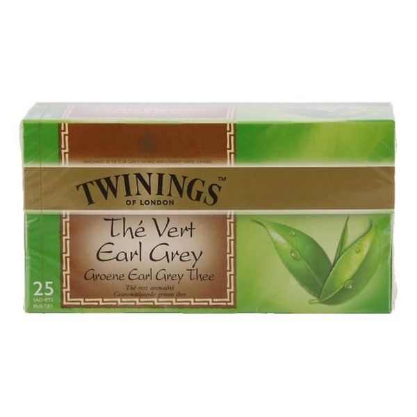 Twinings groene thee earl grey pakje