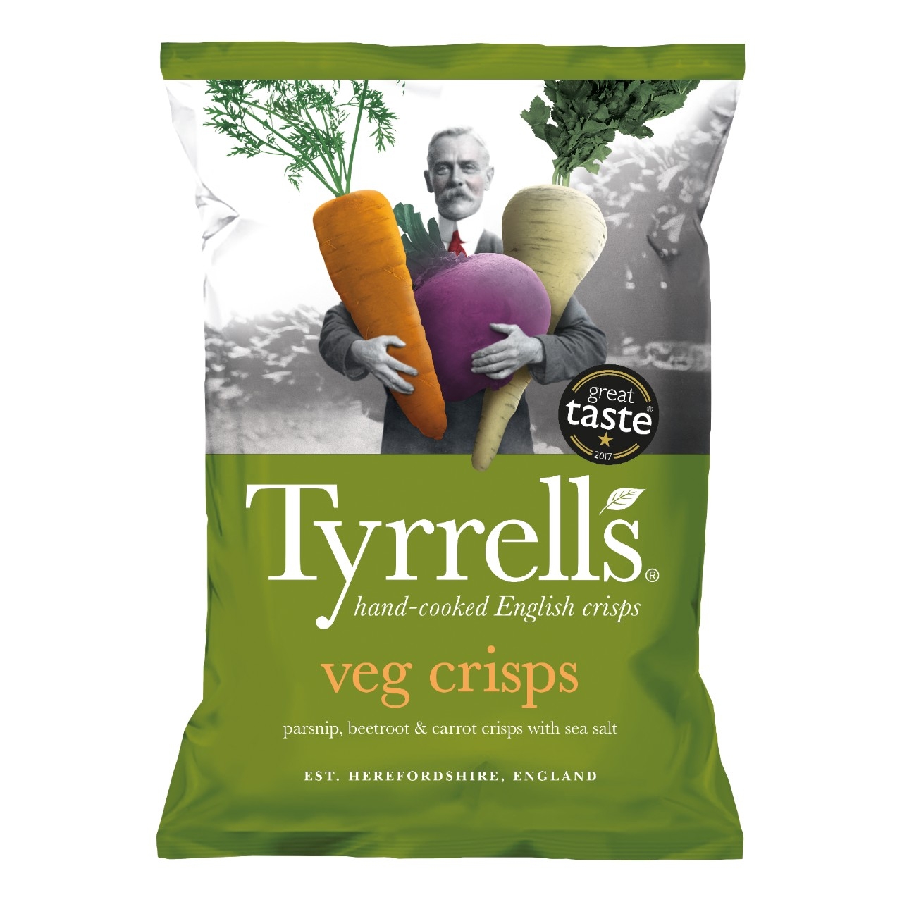 Chips Tyrrells Veg Crisps 150 gram