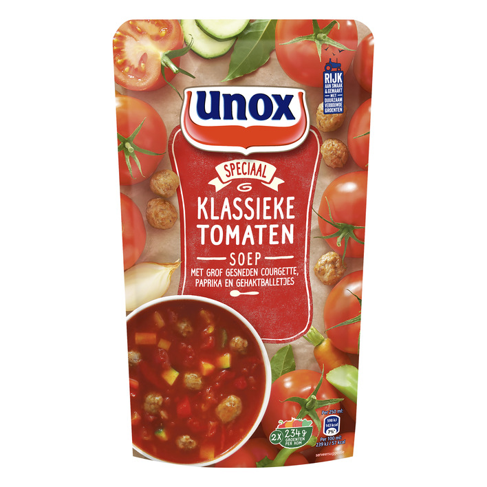 Unox Hollandse tomatensoep Klassiek 570ml
