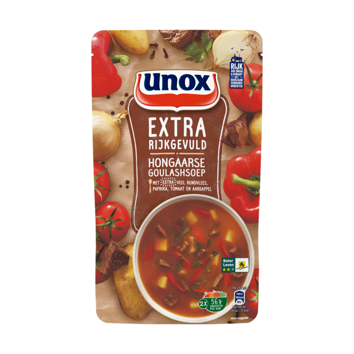 Unox Hongaarse goulash soep 570 ml