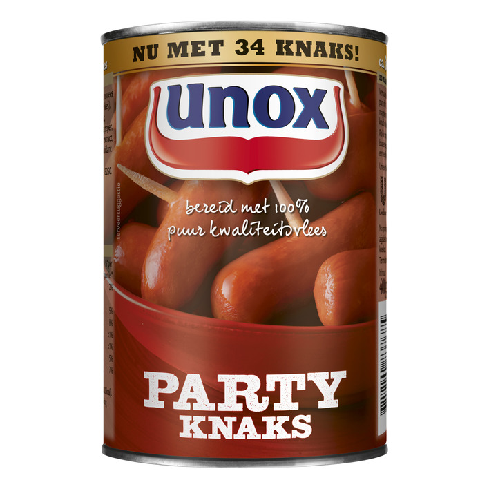 Unox party knaks blik 400 gram