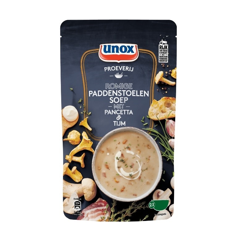 Unox proeverij paddenstoel soep 570 ml