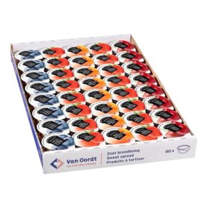 Van Oordt jam assortiment divers 80 x 15 gram (op het moment niet leverbaar)