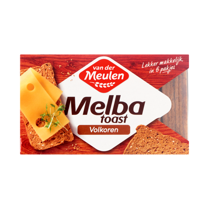 Toast Melba volkoren van der Meulen 120 gram