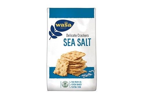 Wasa delicate cracker seasalt 180 gram