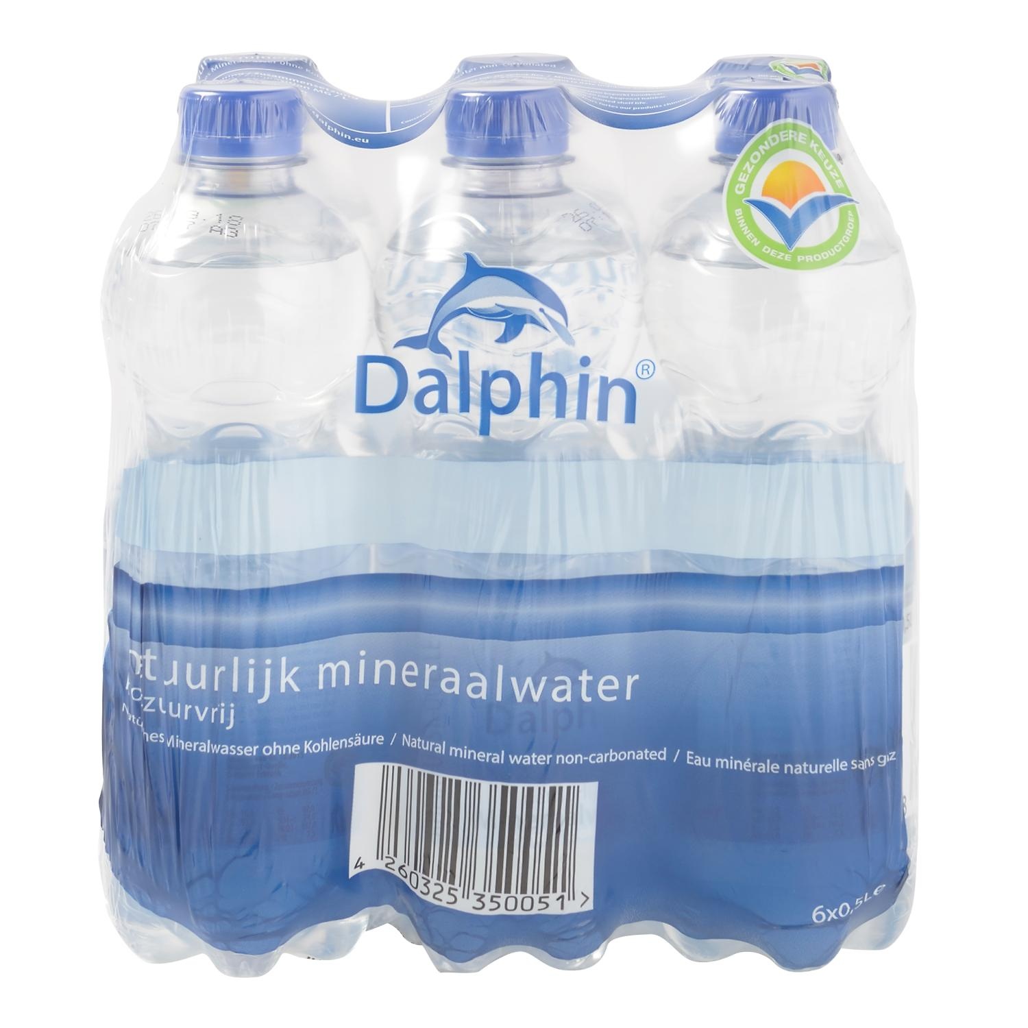 Water Dalphin  koolzuurvrij 18 petfles a 50 cl.