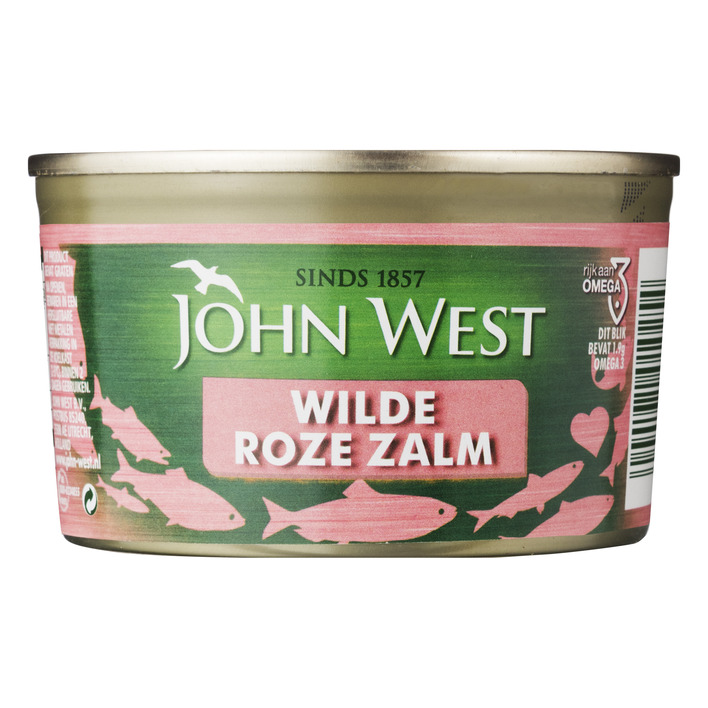 Wilde roze zalm John West 213 gram